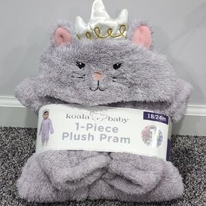 Koala Kids Lavender 1-Piece Plush Pram